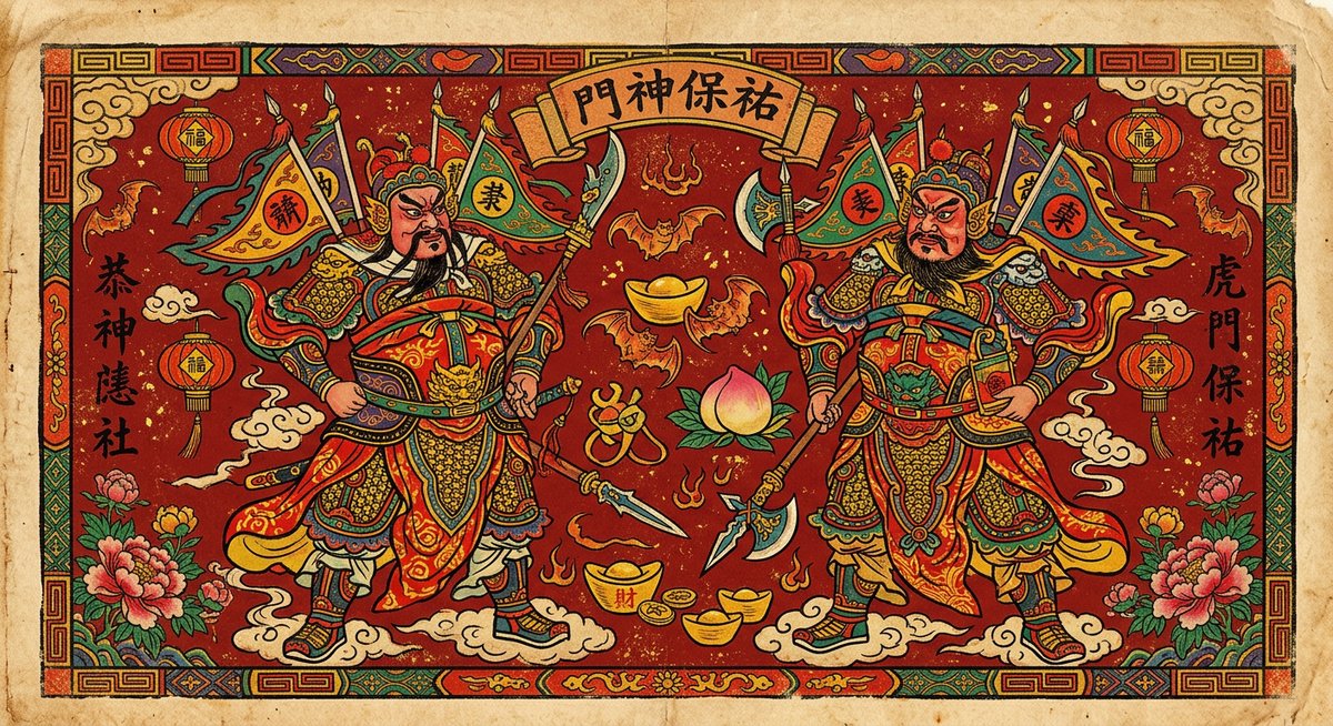 History of Chinese New Year Pictures: From Door Gods to Prints