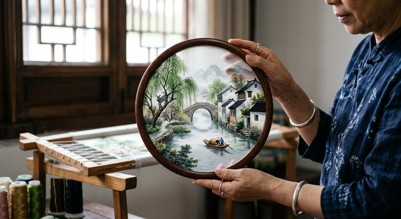 Suzhou Embroidery: The Art of Double-Sided Stitching