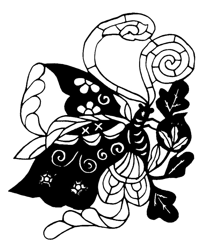 A window-flower template: paper cuts made to catch the light on a lattice window
